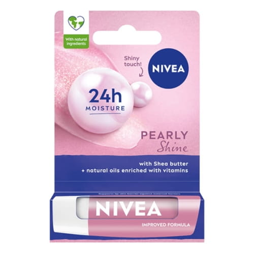 Nivea Pearly Shine 24H Nawilżająca Pomadka do Ust 4,8G