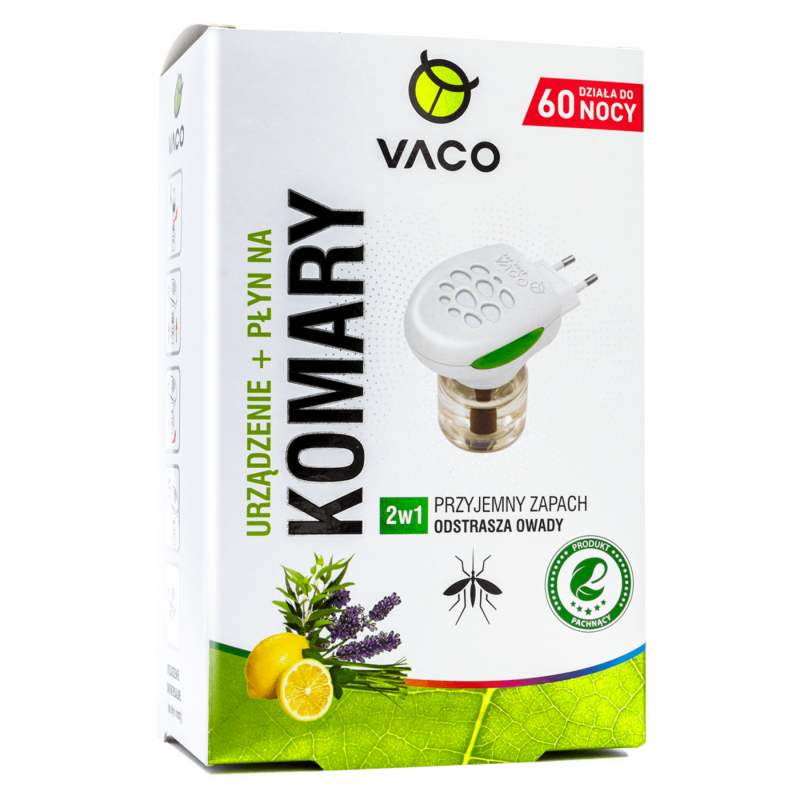 VACO ECO Elektro + płyn na komary, meszki i muszki (Citronella) - 45 ml