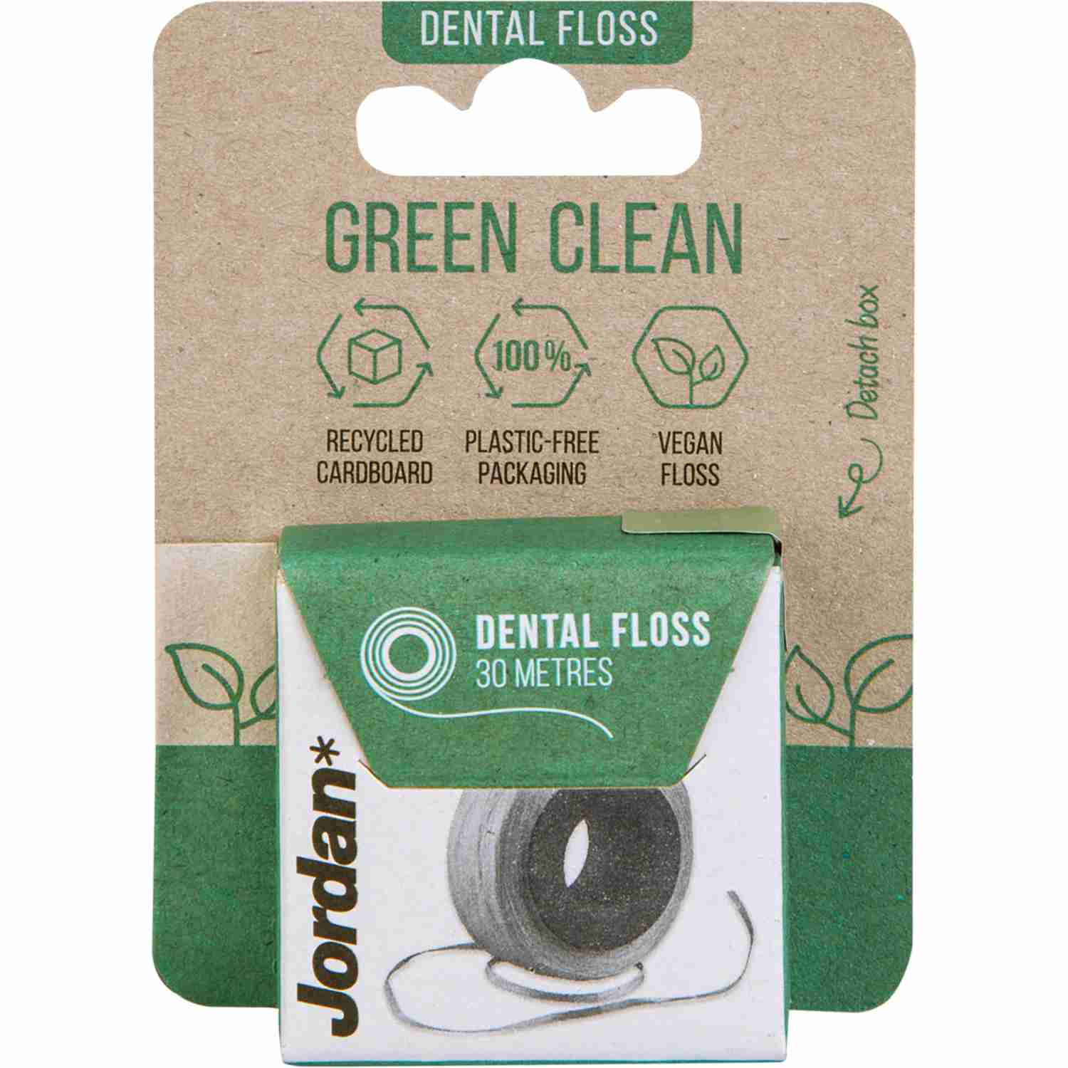 Jordan Green Clean nić dentystyczna w rolce, 30 m
