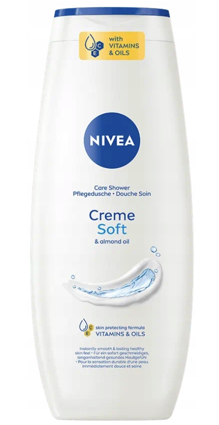 NIVEA Creme Soft  Kremowy Żel pod prysznic 500 ml
