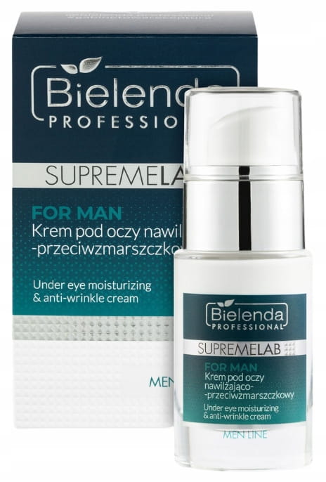 Bielenda Professional Supremelab Men Line Krem pod oczy nawilżająco-przeciwzmarszczkowy