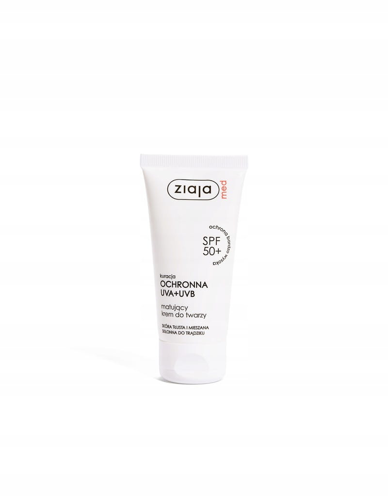 Ziaja MED SPF 50+ MATUJĄCY 50 ml